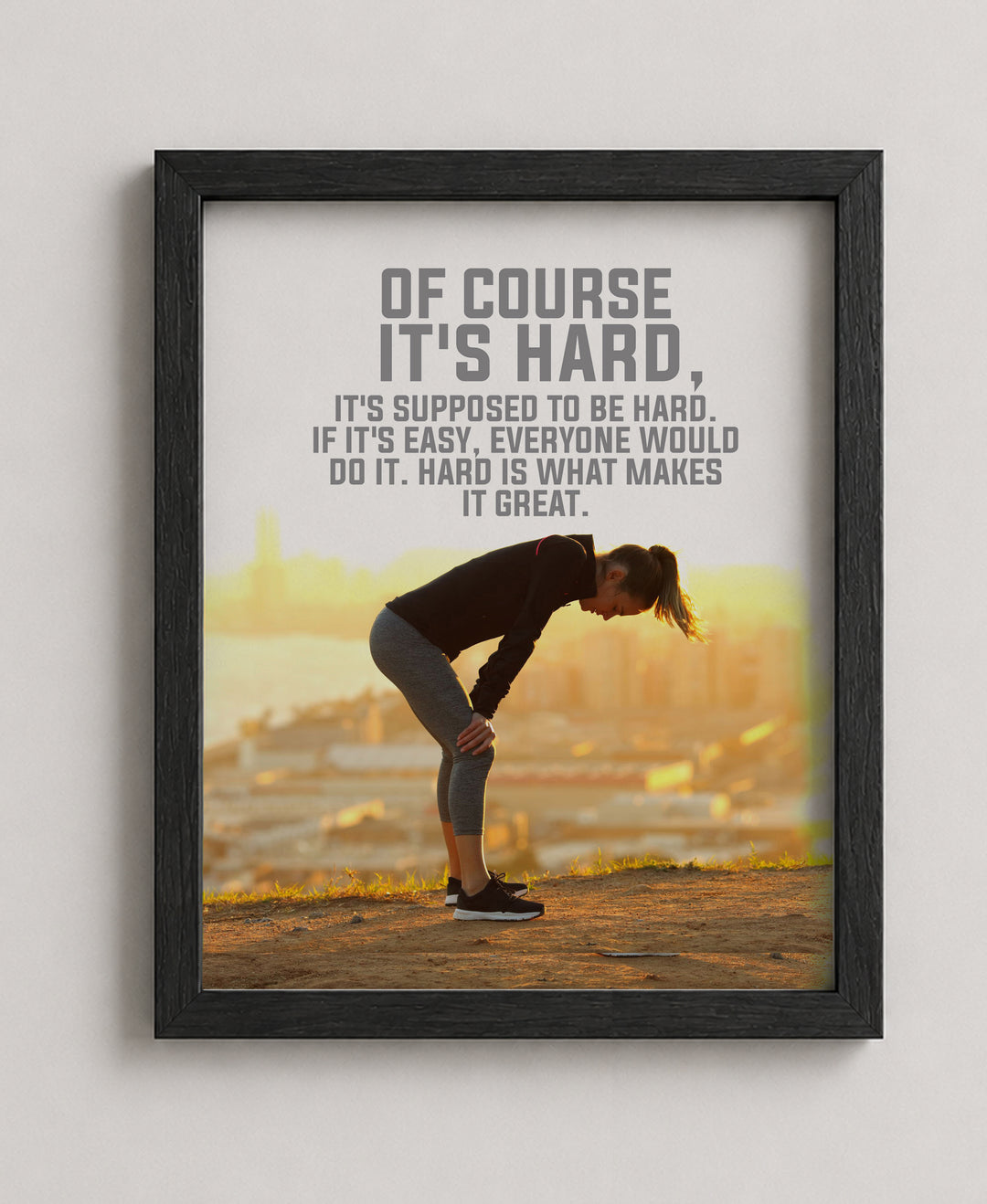 What Makes It Great Sports Motivational Wall Art