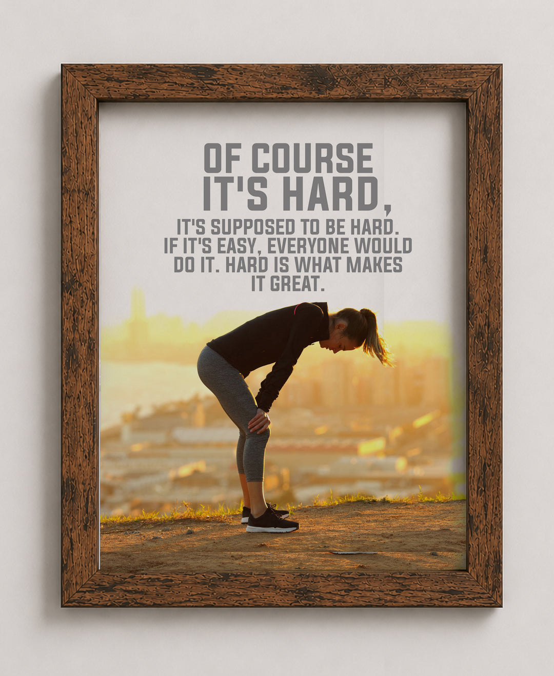 What Makes It Great Sports Motivational Wall Art