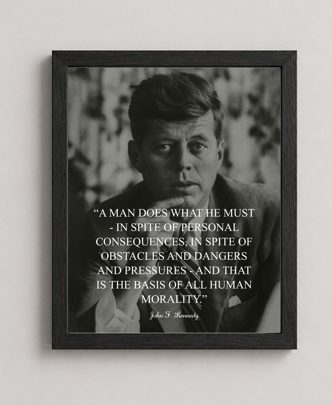 A Man Does What He Must Patriotic Wall Art