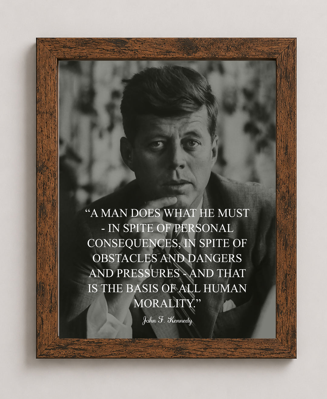 A Man Does What He Must Patriotic Wall Art