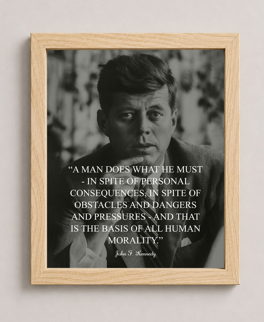 A Man Does What He Must Patriotic Wall Art