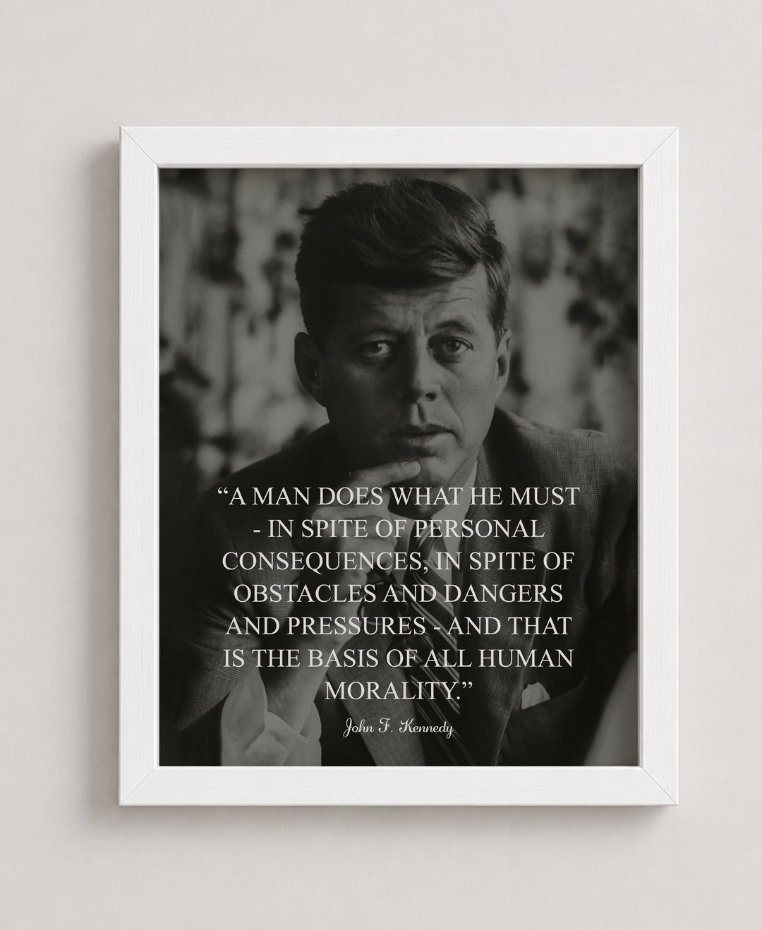 A Man Does What He Must Patriotic Wall Art