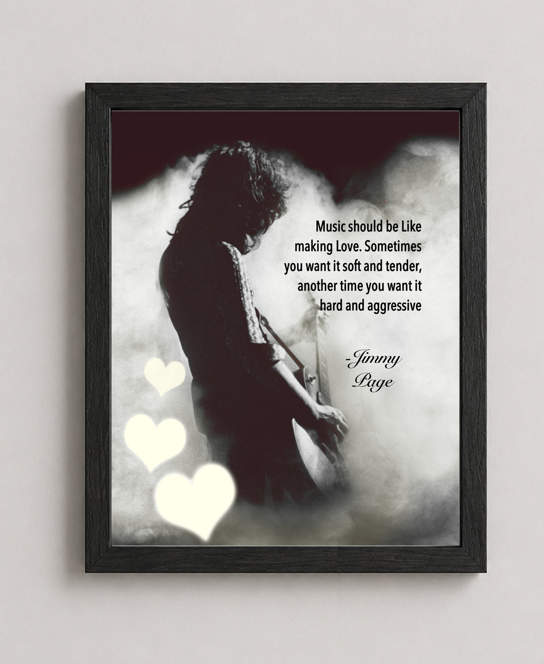 Classic Rock Guitarist Inspirational Wall Art