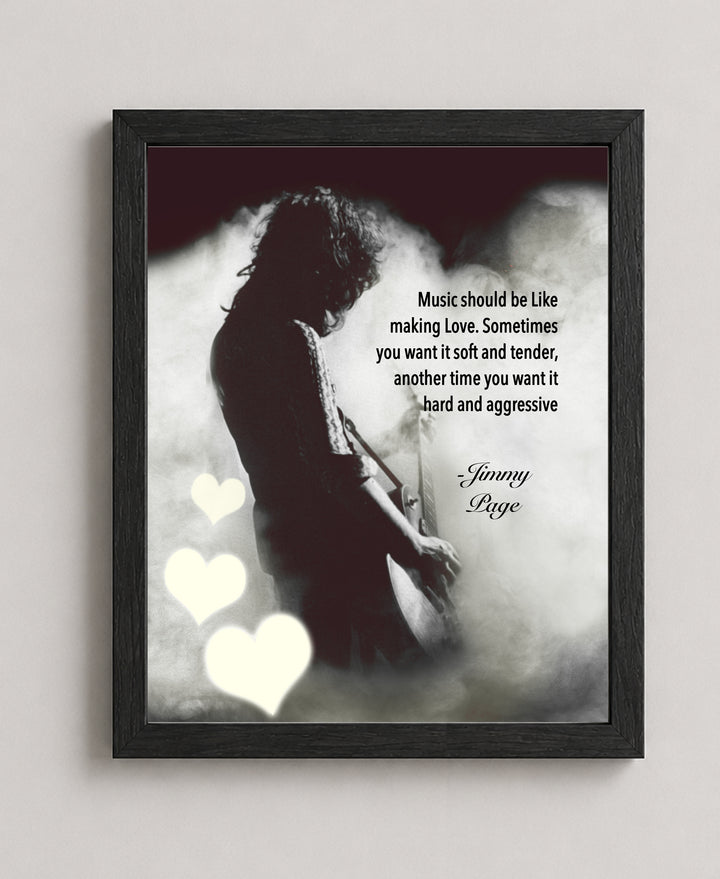 Classic Rock Guitarist Inspirational Wall Art