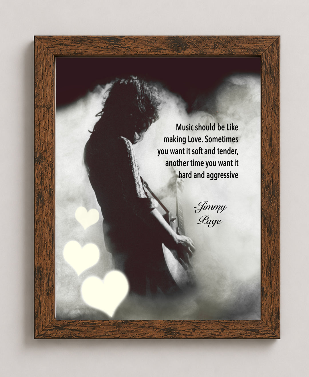 Classic Rock Guitarist Inspirational Wall Art