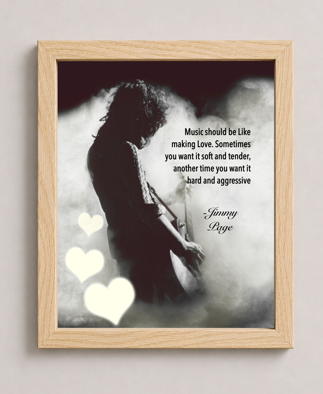 Classic Rock Guitarist Inspirational Wall Art