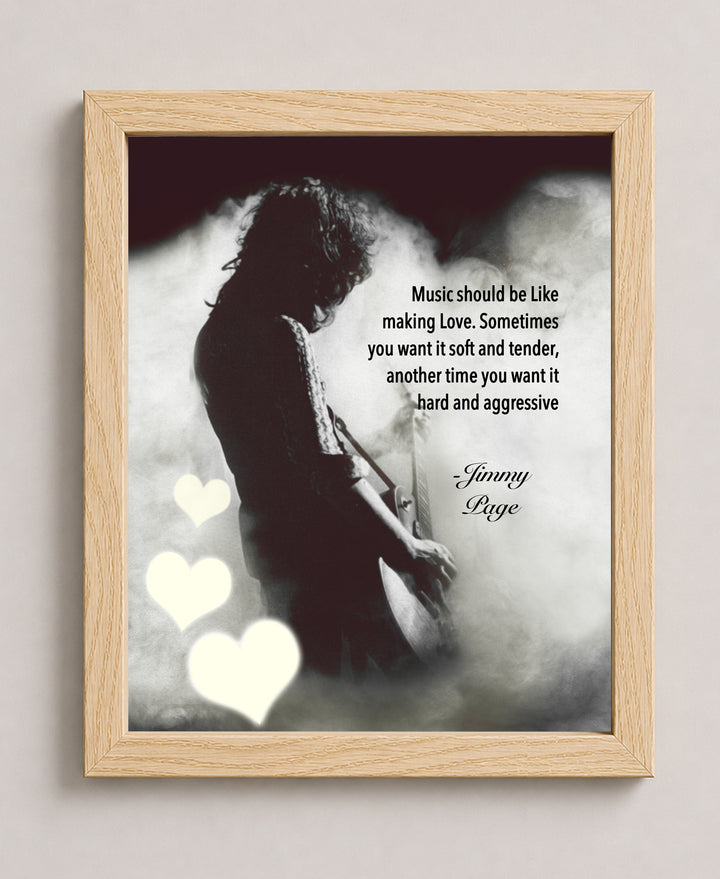 Classic Rock Guitarist Inspirational Wall Art