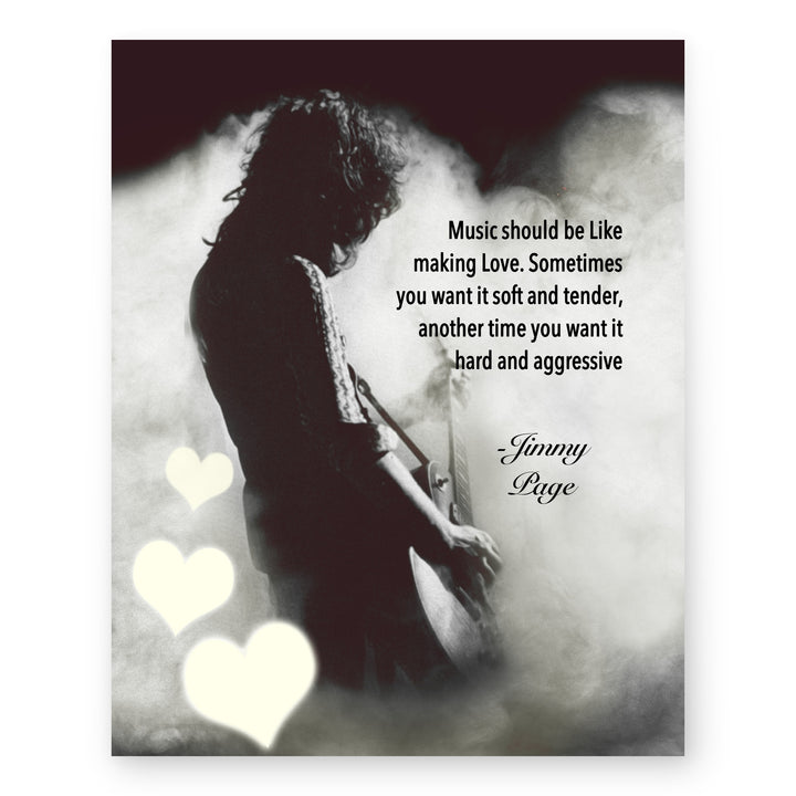Classic Rock Guitarist Inspirational Wall Art