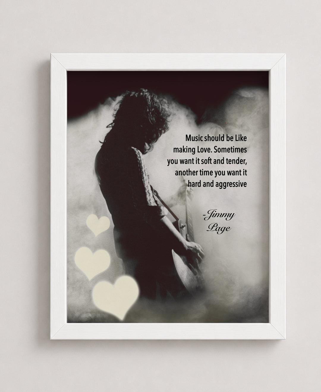 Classic Rock Guitarist Inspirational Wall Art