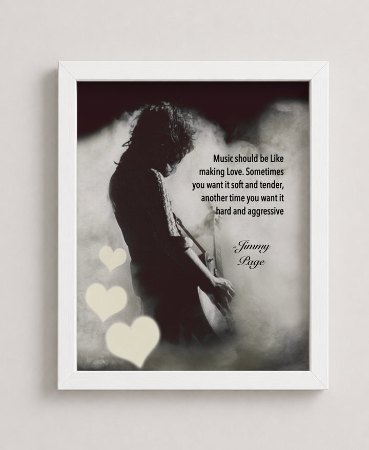Classic Rock Guitarist Inspirational Wall Art