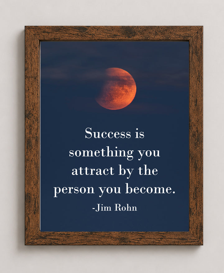 Success Is Something You Attract Inspirational Wall Art