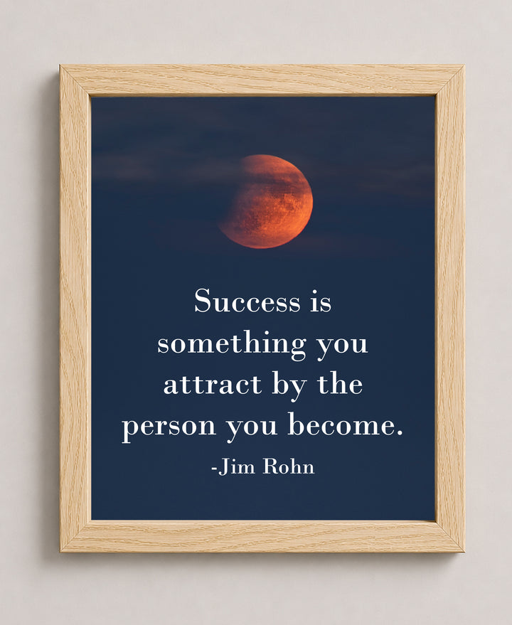 Success Is Something You Attract Inspirational Wall Art