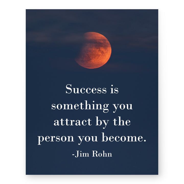 Success Is Something You Attract Inspirational Wall Art