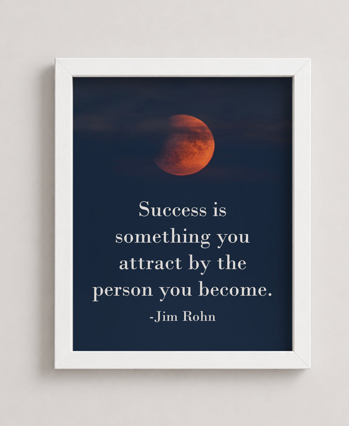 Success Is Something You Attract Inspirational Wall Art