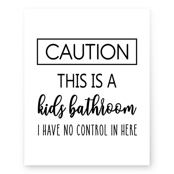Funny Humorous Sarcastic Wall Decor for Kids&