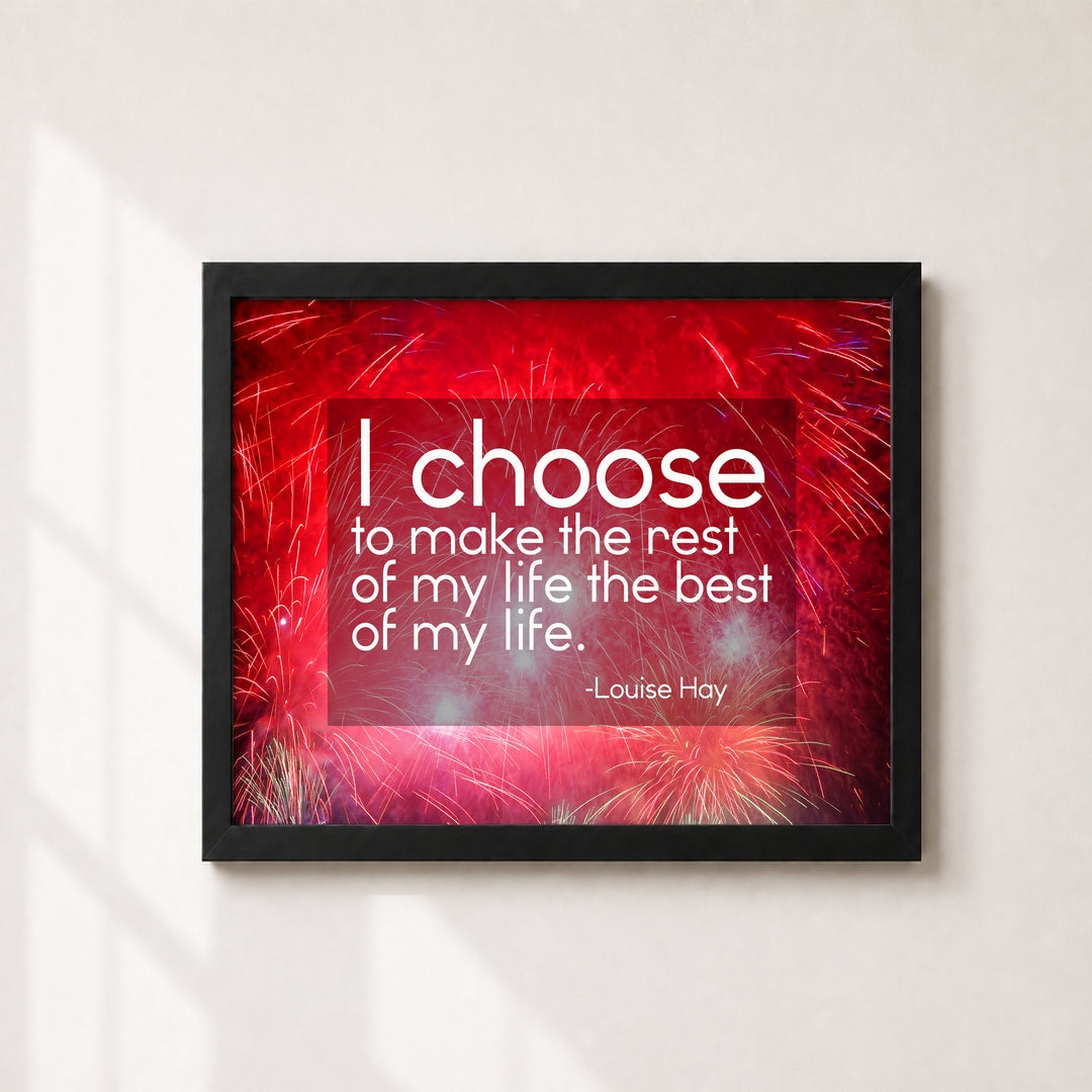 Affirmations Inspirational Wall Art
