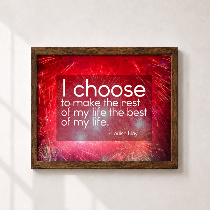Affirmations Inspirational Wall Art