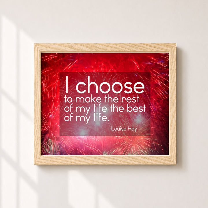 Affirmations Inspirational Wall Art