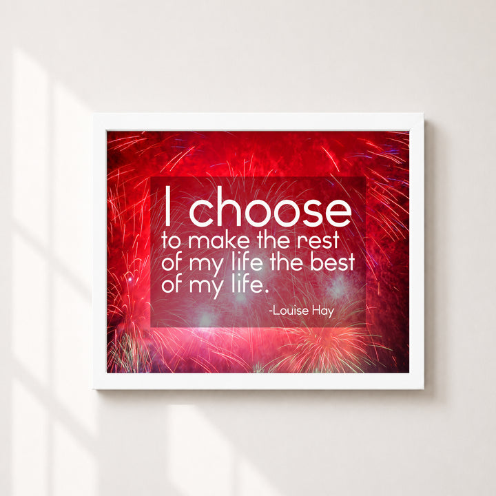Affirmations Inspirational Wall Art