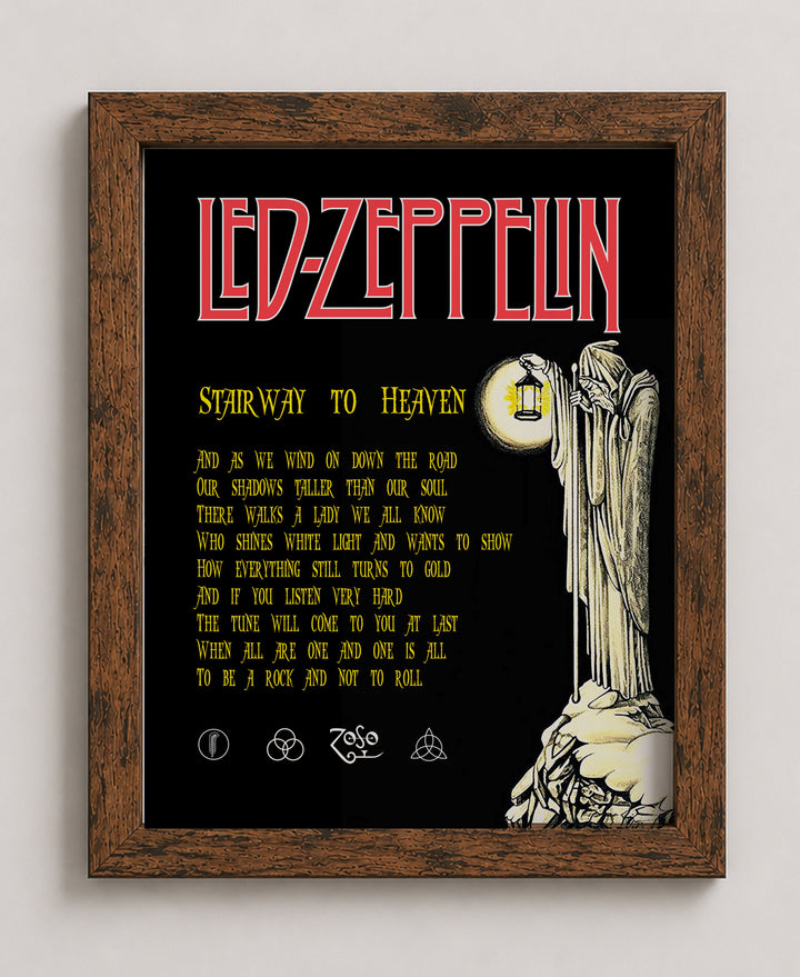 Stairway To Heaven Music Wall Art