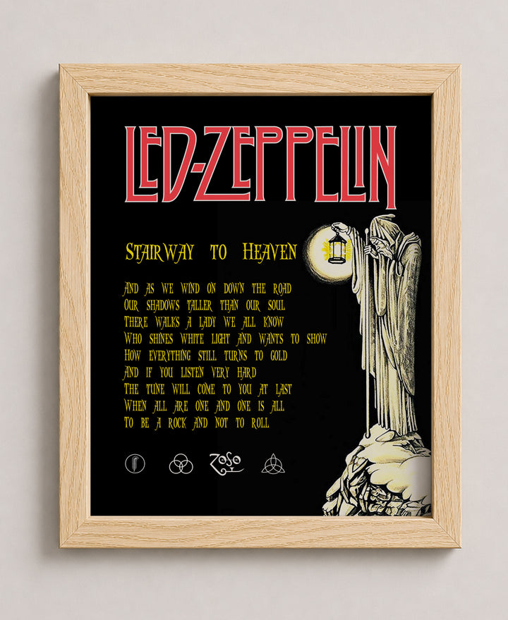 Stairway To Heaven Music Wall Art
