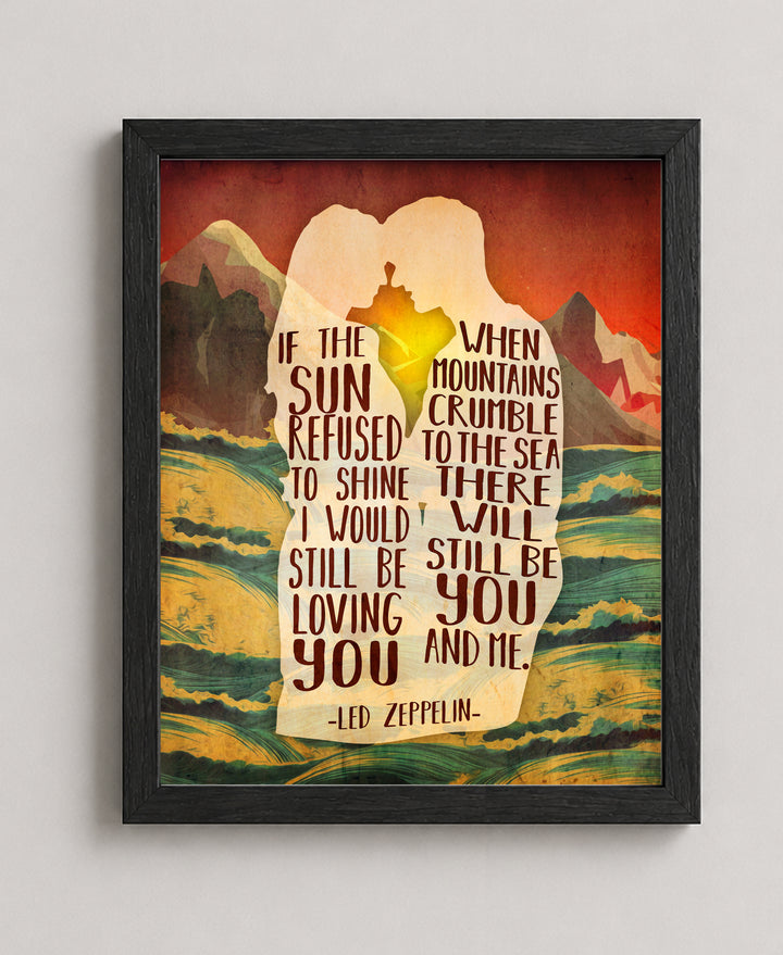 Still Be Loving You Lyrics Vintage Rock Music Wall Art