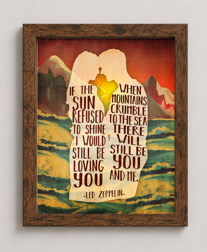 Still Be Loving You Lyrics Vintage Rock Music Wall Art