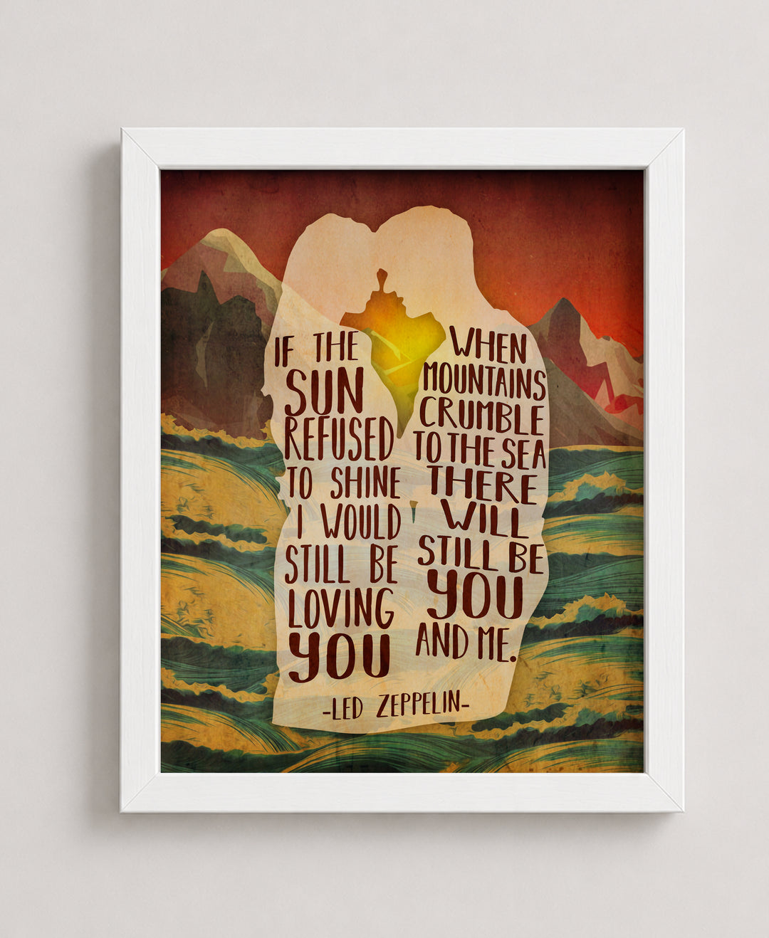 Still Be Loving You Lyrics Vintage Rock Music Wall Art