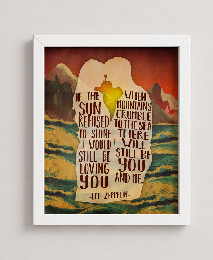 Still Be Loving You Lyrics Vintage Rock Music Wall Art