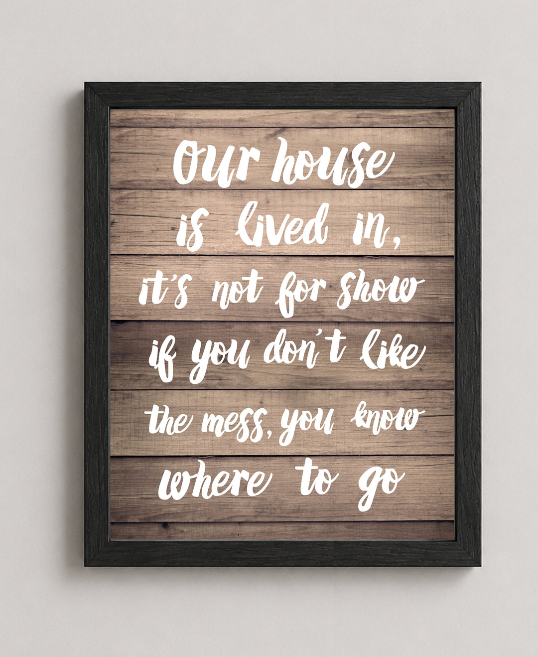 You Know Where To Go Family Inspirational Wall Art