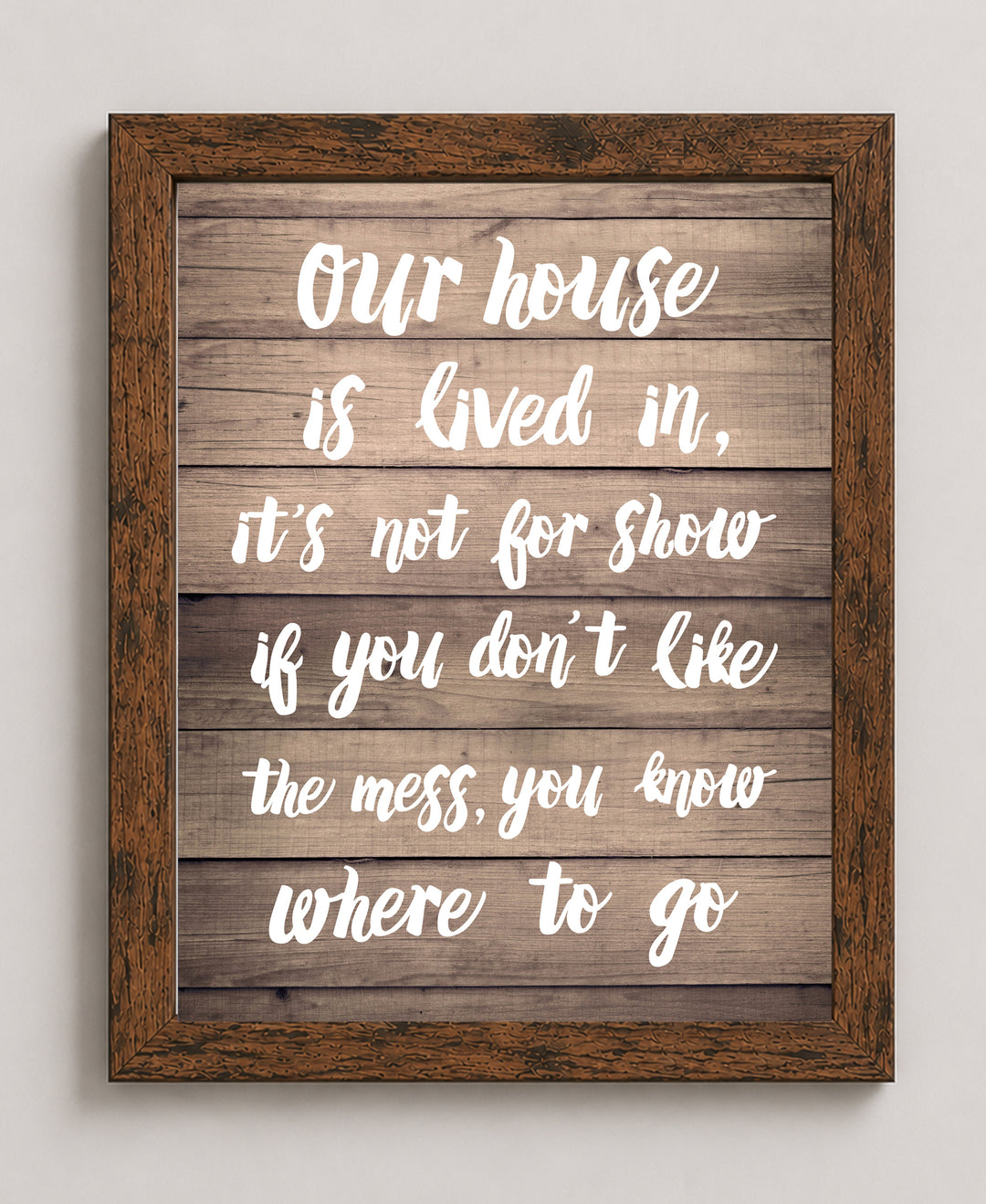 You Know Where To Go Family Inspirational Wall Art