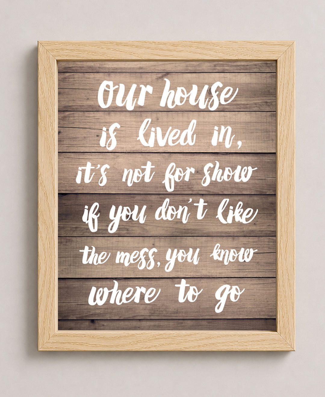You Know Where To Go Family Inspirational Wall Art