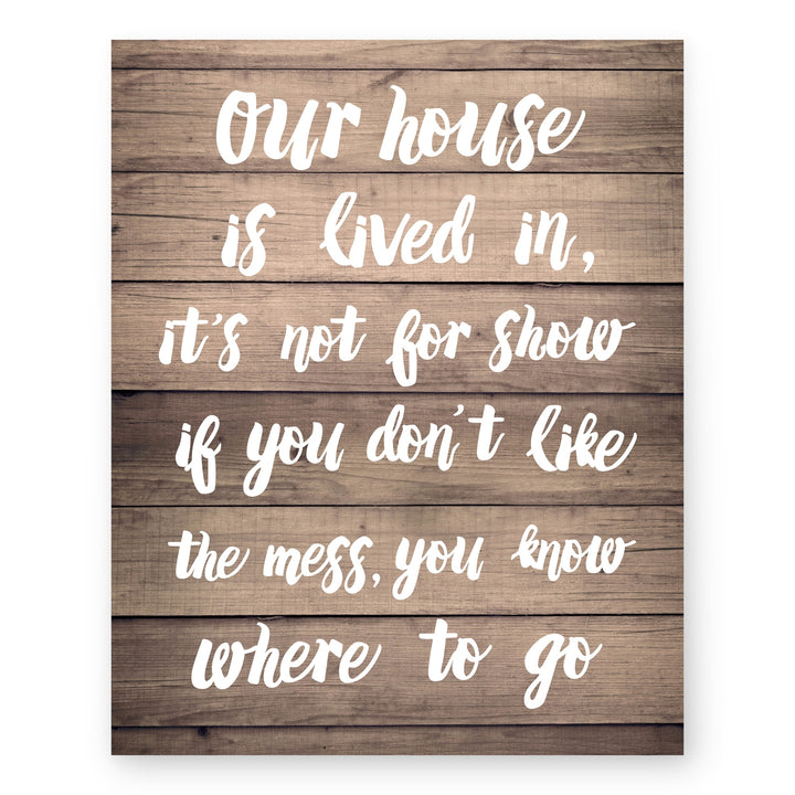 You Know Where To Go Family Inspirational Wall Art