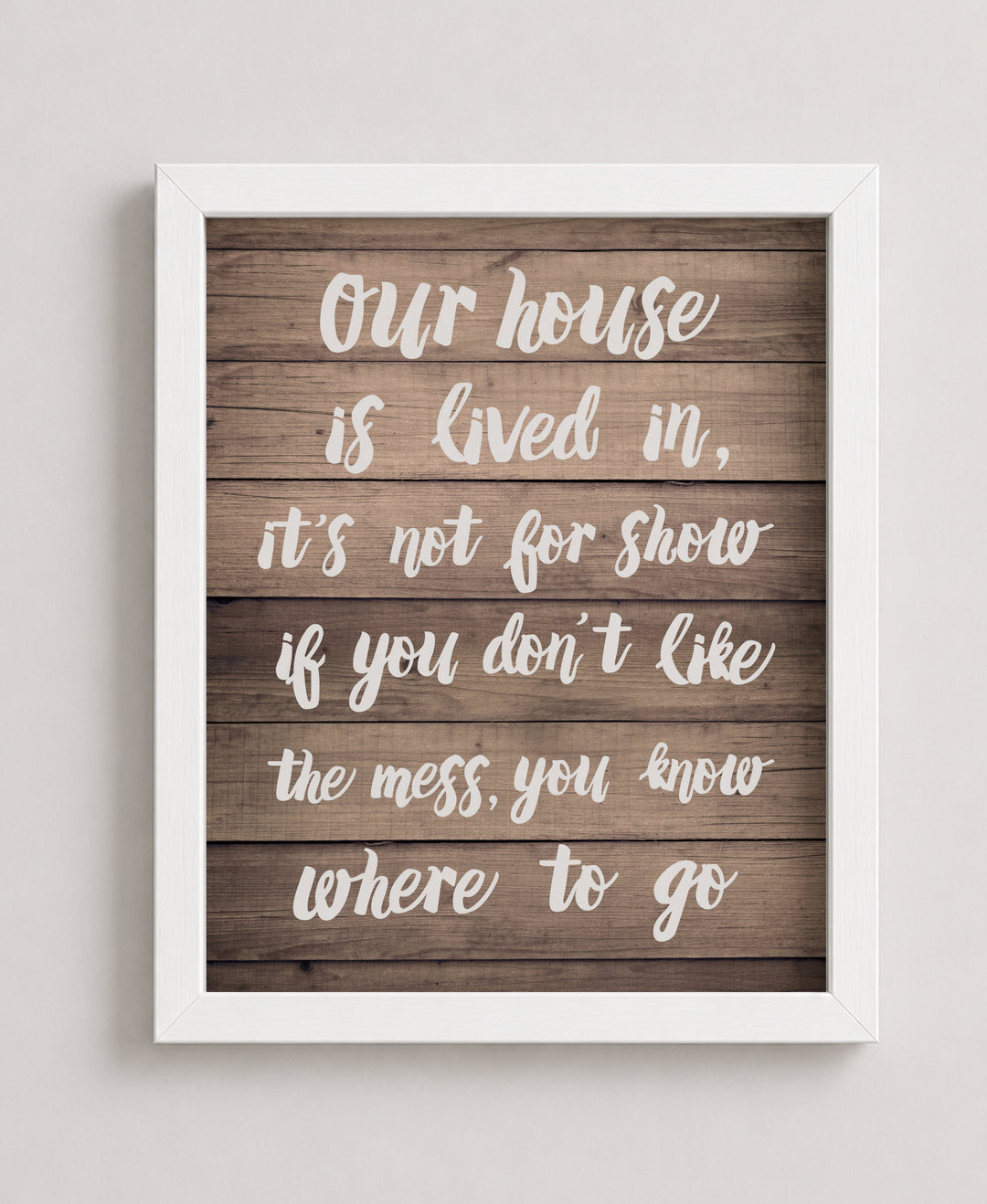 You Know Where To Go Family Inspirational Wall Art