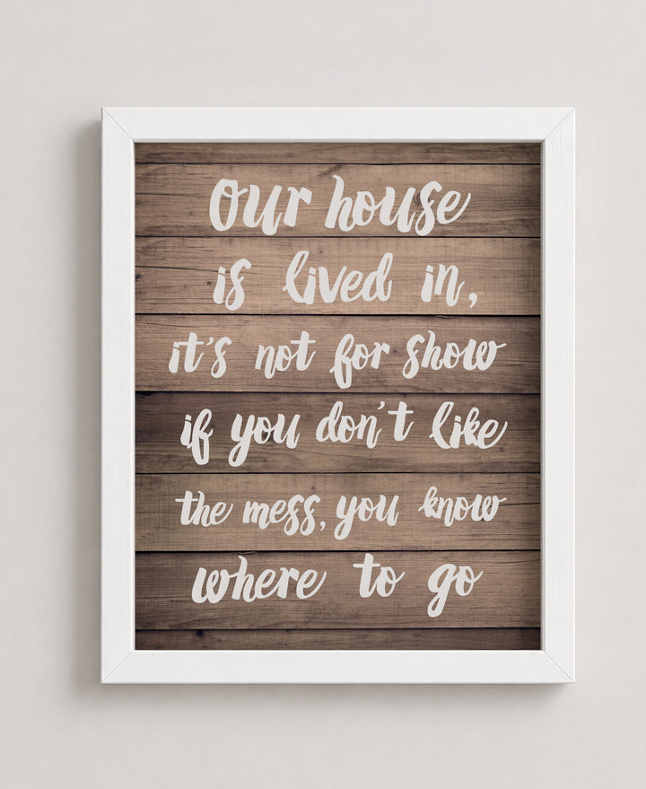 You Know Where To Go Family Inspirational Wall Art