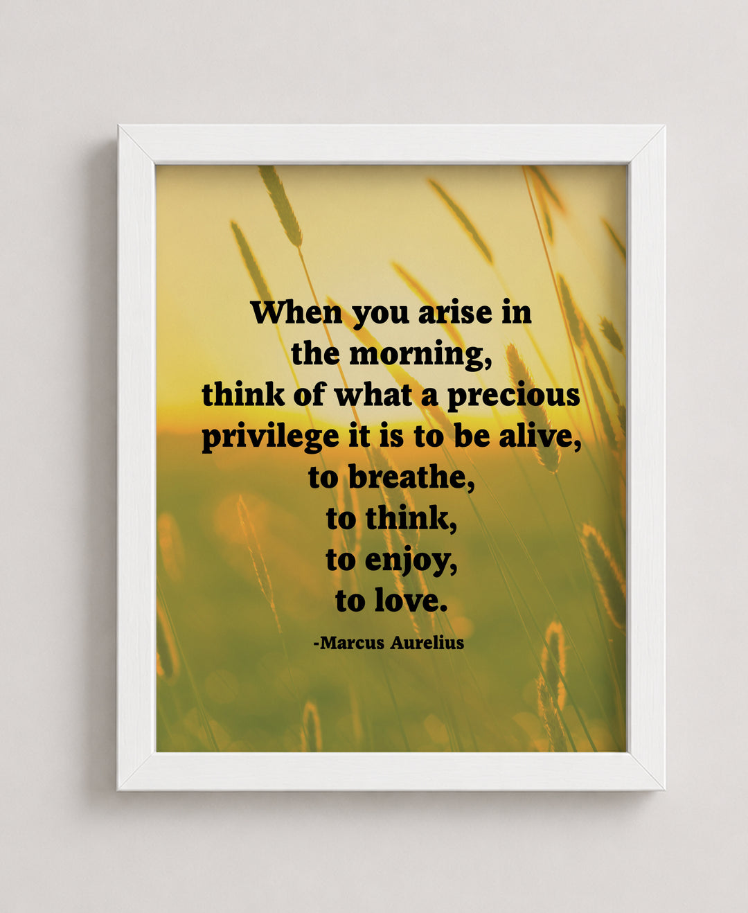 When You Arise Inspirational Wall Art