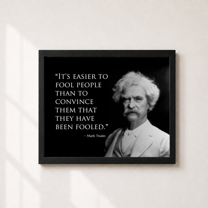 Easier to Fool Funny Wall Art