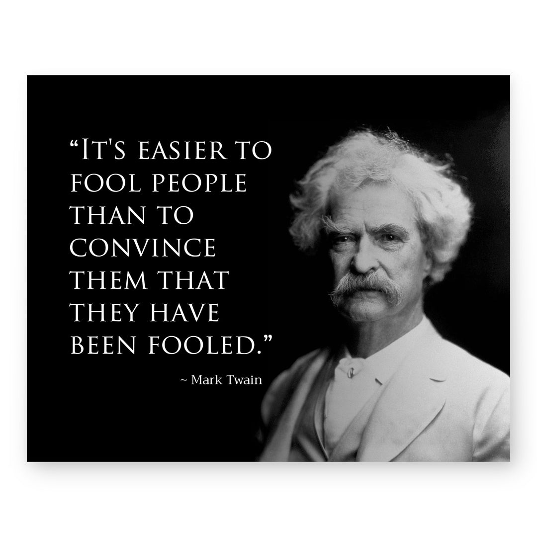 Easier to Fool Funny Wall Art