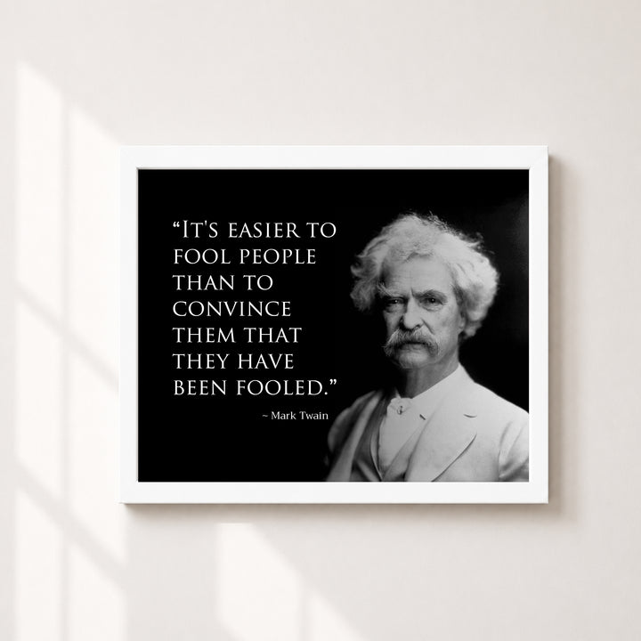 Easier to Fool Funny Wall Art