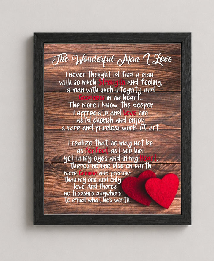 Man Love Inspirational Wall Art