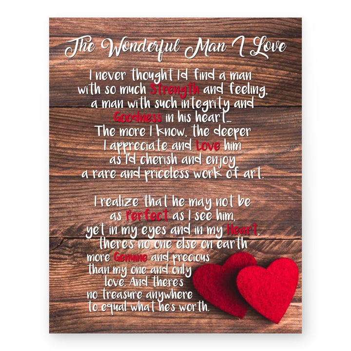 Man Love Inspirational Wall Art