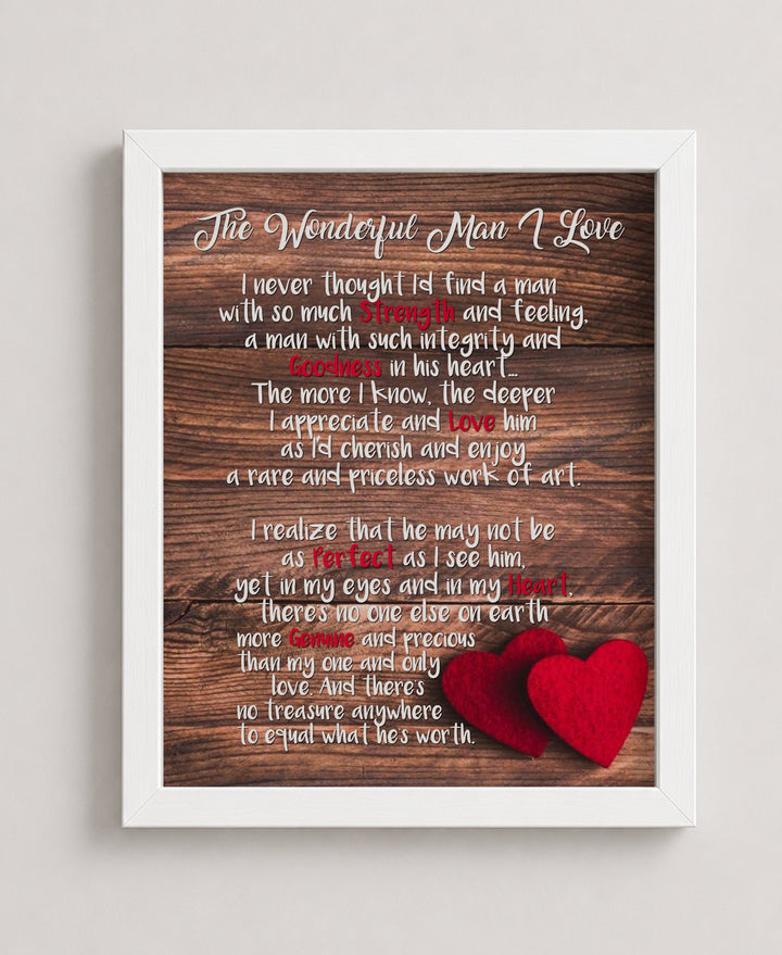 Man Love Inspirational Wall Art