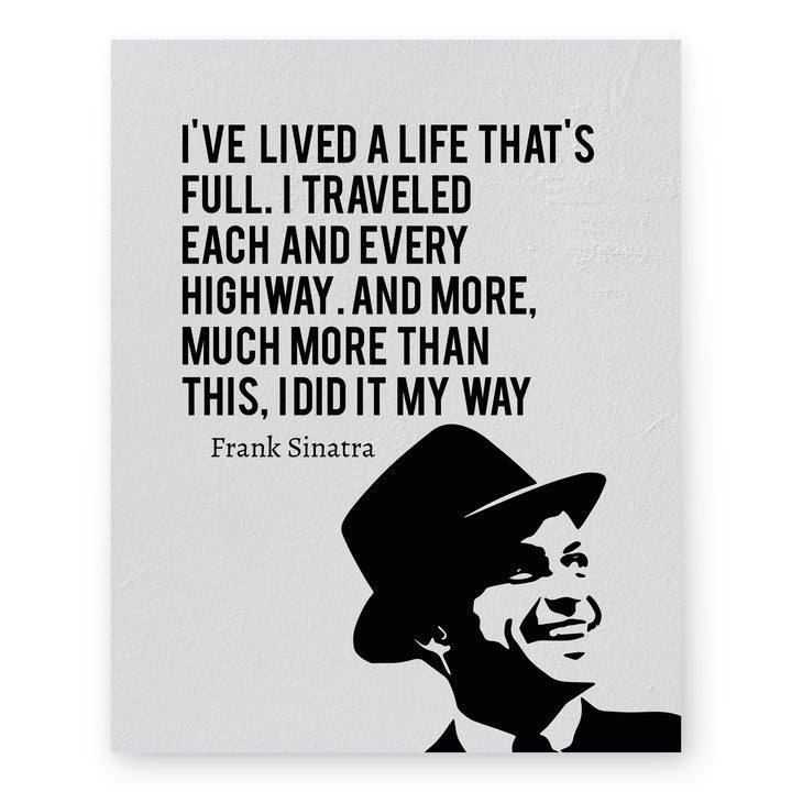 I Did It My Way Inspirational Wall Art