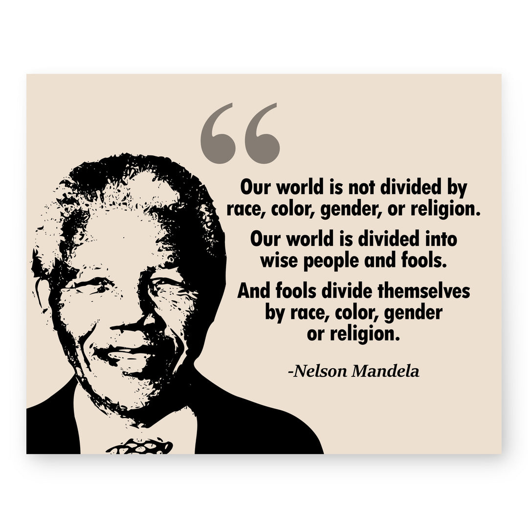 Nelson Mandela Quote Wall Art Inspirational Sayings Family Inspirational Wall Art
