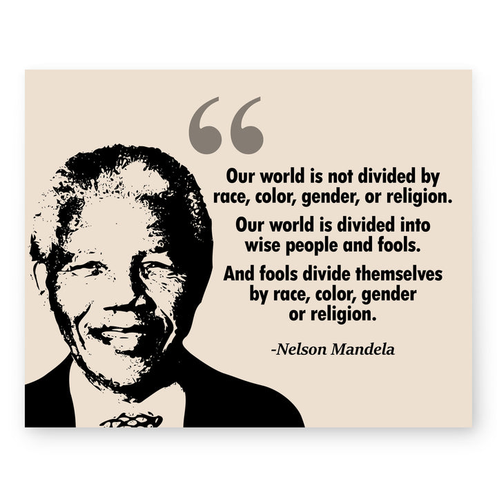 Nelson Mandela Quote Wall Art Inspirational Sayings Family Inspirational Wall Art