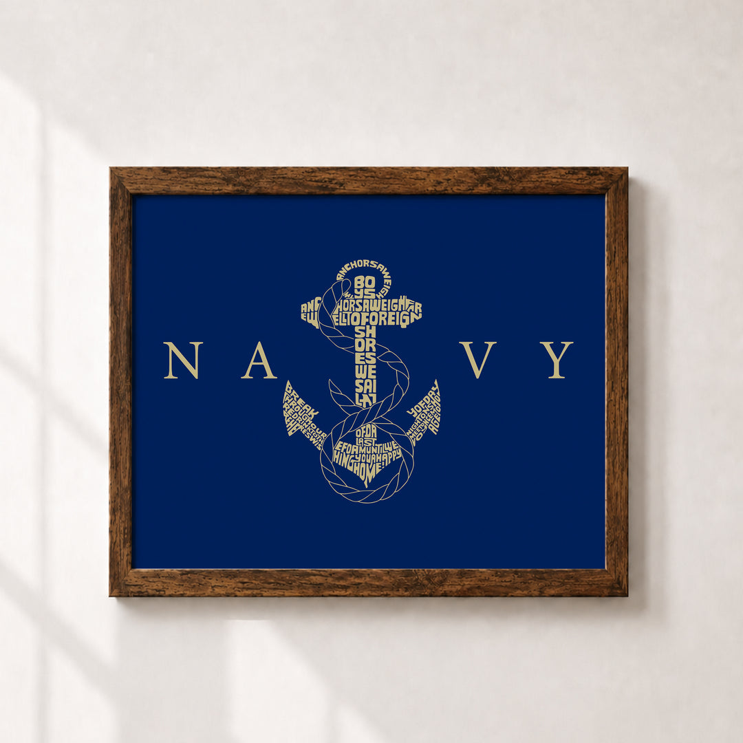 Anchors Aweigh Inspirational Wall Art
