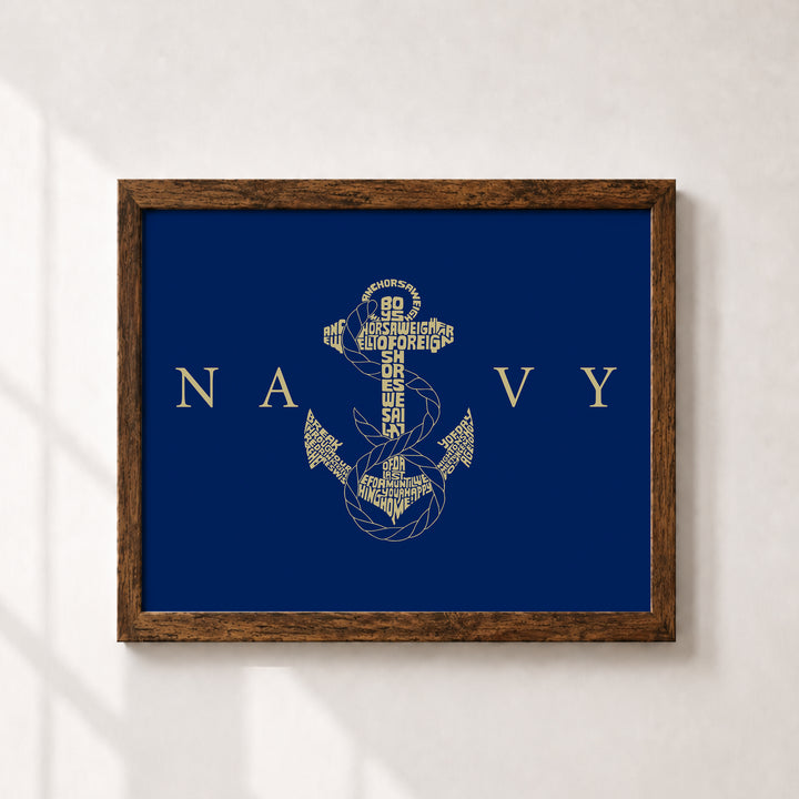 Anchors Aweigh Inspirational Wall Art