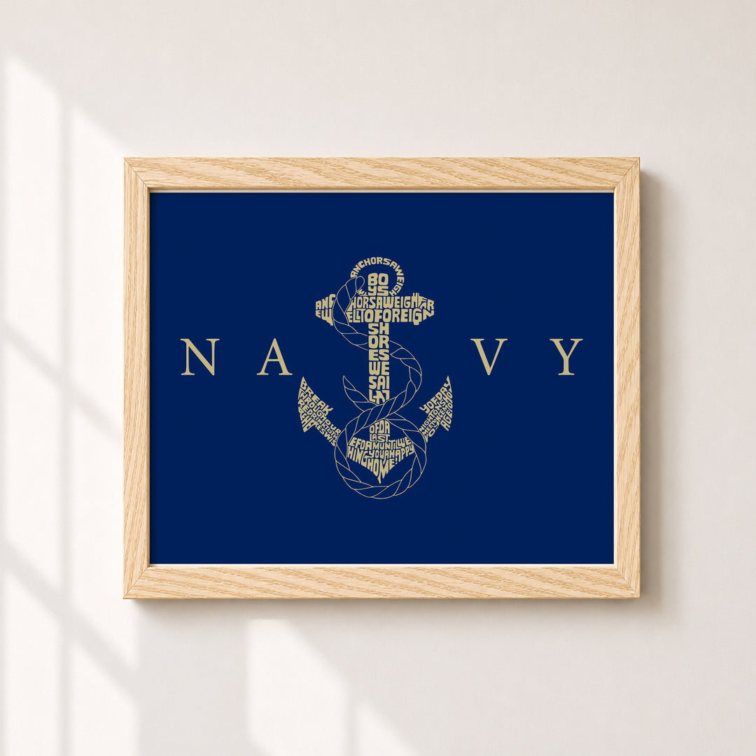 Anchors Aweigh Inspirational Wall Art