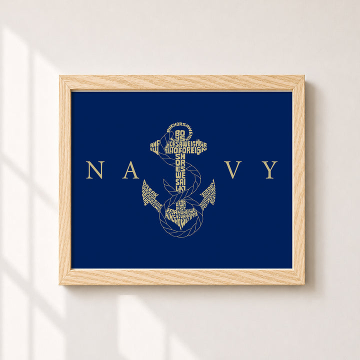Anchors Aweigh Inspirational Wall Art