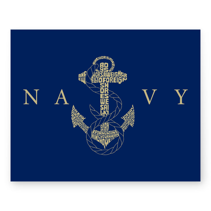 Anchors Aweigh Inspirational Wall Art